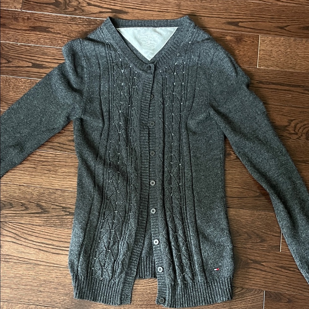 Tommy Hilfiger Charcoal Knit Sweater